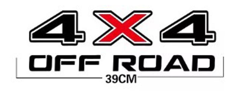 Comercio electrónico transfronterizo 4x4 pegatinas de coche todoterreno pegatinas de cola de coche modificadas FX4 calcomanías decorativas impresión en color de camión talla