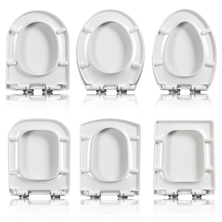 Cross-border supply: Thickened toilet seat covers for home use, universal for old-style V-shaped, U-shaped, square, and O-shaped toilets, wholesale toilet seat covers