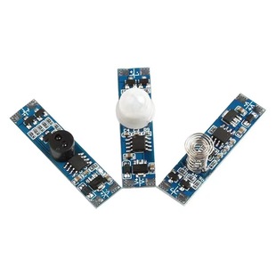 Low voltage intelligent human body sensor hand scan touch infrared built-in sensor dimmable cabinet wardrobe switch module