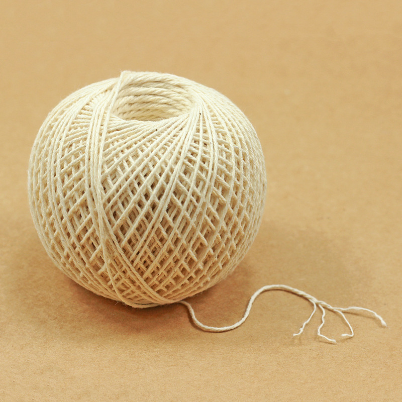 Multi-strand Natural Cotton Yarn Cotton Thread Rope Cotton Thread Group Cotton Thread Ball Tie Meat Rope Environmental Protection Zong Rope