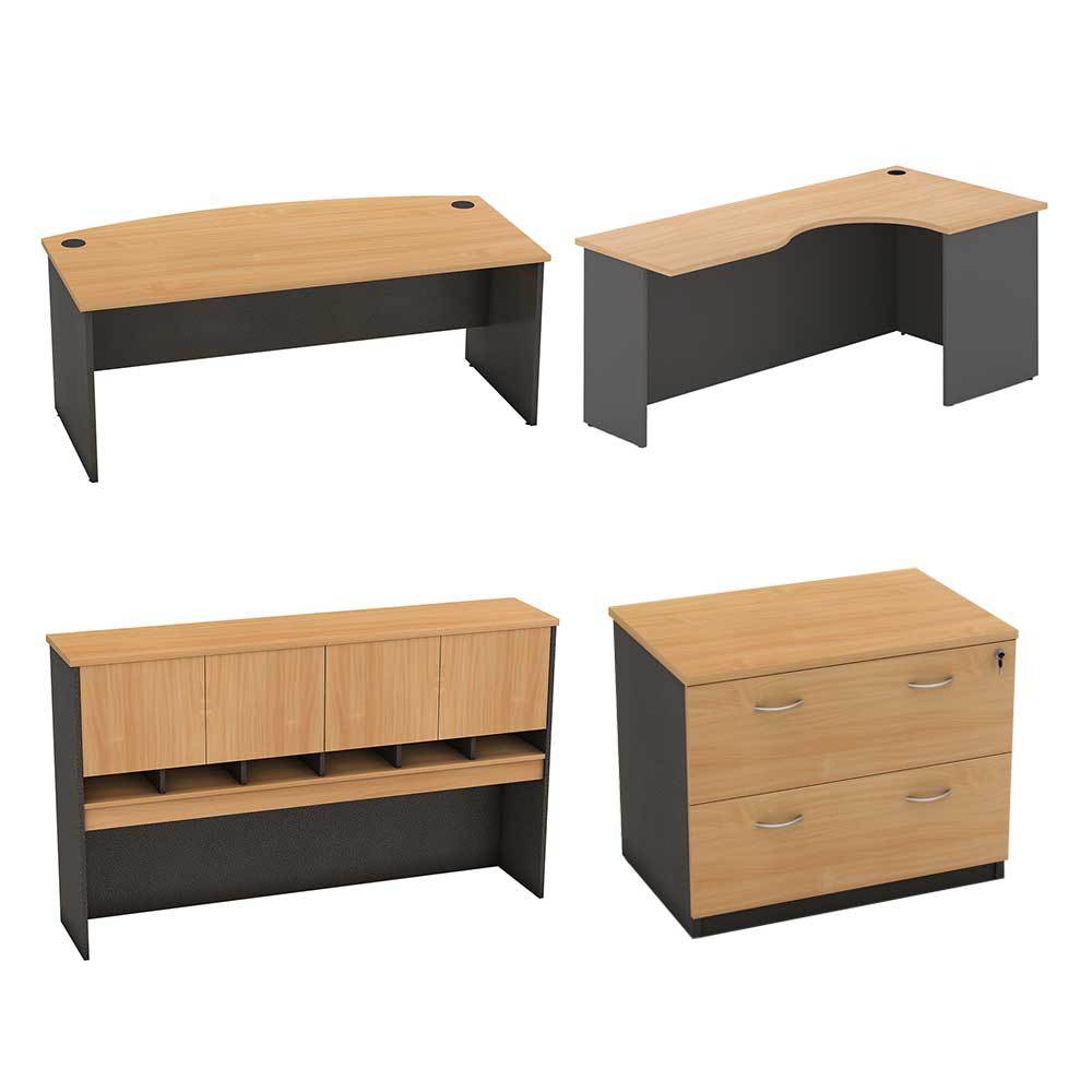 Mesa del jefe con gabinete atmósfera moderna gran mesa de clase clásica mesa presidente exportación transfronteriza fábrica mesa de oficina gabinete combinación