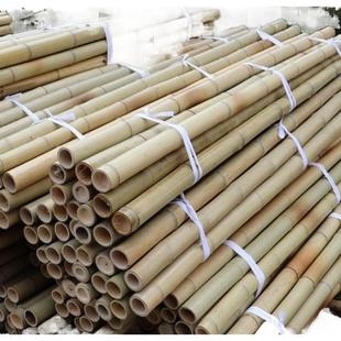 Thick and Thin Anti-Corrosion Bamboo Poles, Bamboo Poles, Bamboo Flagpoles, Vegetable Garden Racks, Bean Poles, Cucumber Wholesale Decoration, White and Yellow