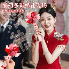 2025新款泡泡机婚礼专用全自动儿童宝宝手持泡泡枪棒网红爆款道具