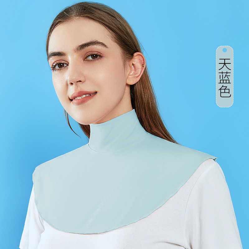 氷の糸の日焼け止めの小さいショールは首の服のショールを囲みます。|undefined