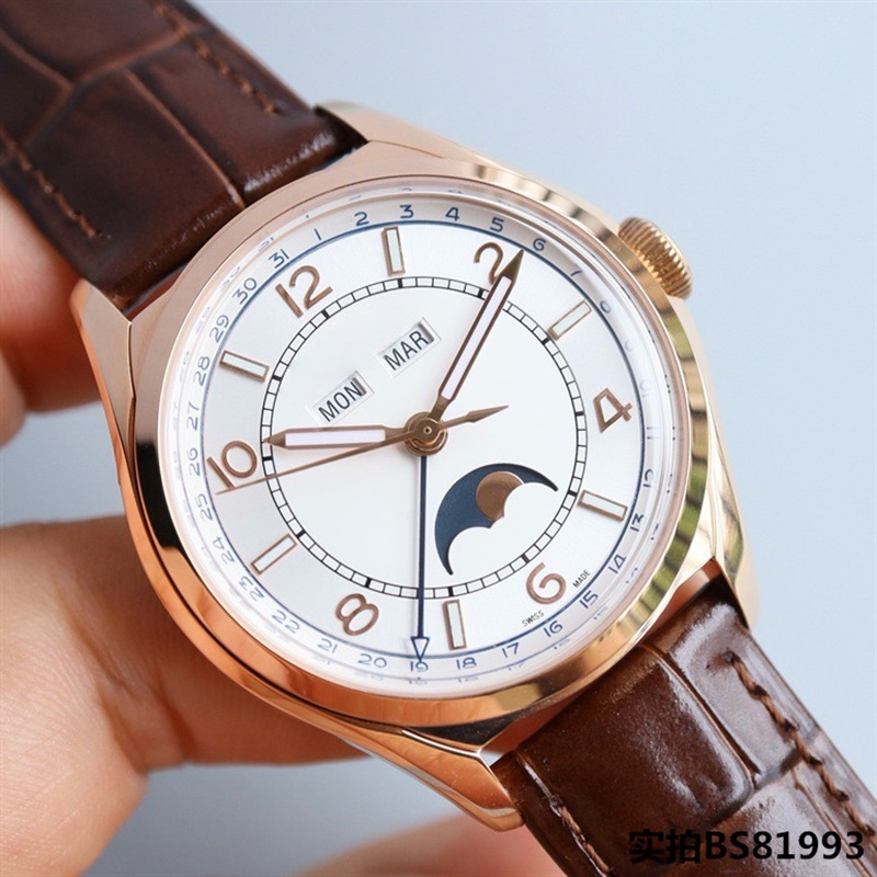 Mx Micro-Business Delivery Vacheron Constantin Wu Lu Series Fully Automatic Mechanical Cowhide Men's Watch Business Watch Wholesale Aliexpress