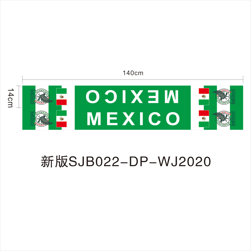 Bandera mexicana transfronteriza Amazonas atmósfera decoración de banderas de mano banderas de campo 26 Estados Unidos Canadá México Copa del Mundo
