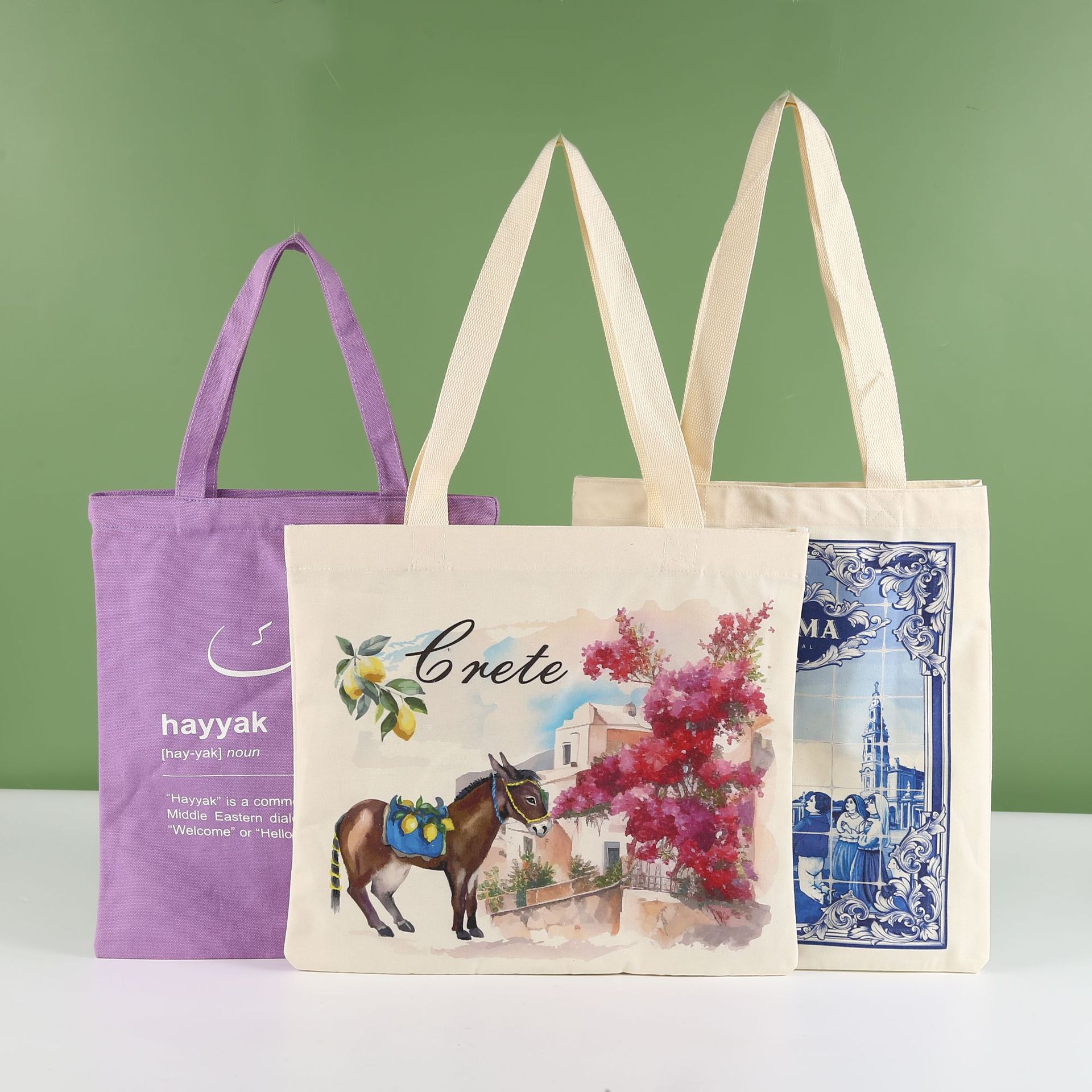 ins帆布袋印logo手提环保购物袋学生外出收纳包礼品袋定制大容量