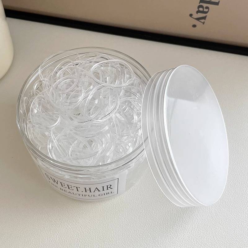 Caricatura encantadora anillo de pelo pulgar no daña el cabello de los niños correa de correa pequeña cuerda de cabello para niñas cuerda de cabello