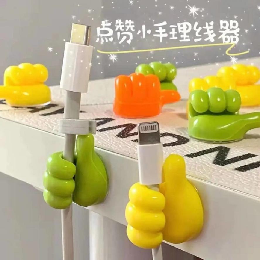 Creativo gancho de pulgar multifuncional fijador de cable eléctrico fuerte sin marcas de agujeros pegado gancho adhesivo almacenamiento image 5