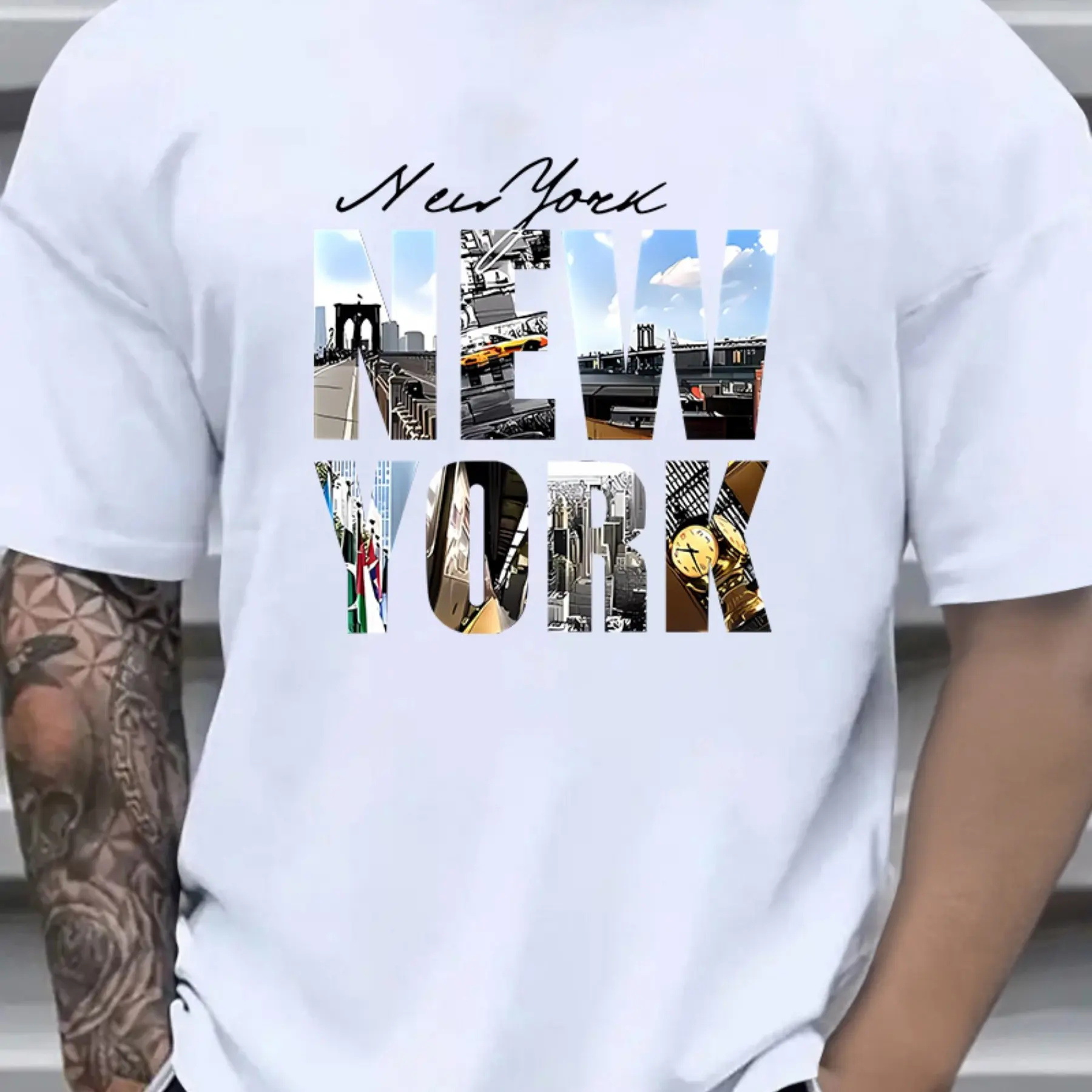 Sports summer cotton short sleeve T-shirt for leisure