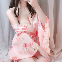 纯欲日系情趣内衣日式和服浴袍可爱透视装睡袍性感睡衣女私房大码