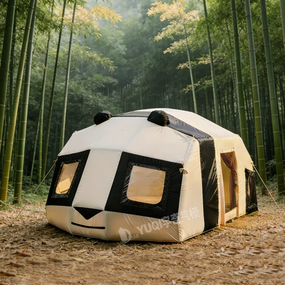 Manufacturer Customized Panda Tent for Outdoor Camping Accommodation, Inflatable Travel and Vacation Tent, Breathable, No Need for Assembly, Waterproof Camping Tent (Avtomobil dam çadırları) - picture-color-size-450300210-cm