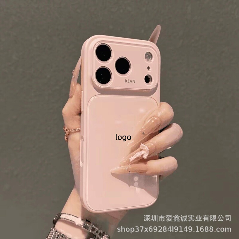 The New Liquid Silicone Camera Button Is Suitable for iPhone 17Promax Phone Case with Large Window for Apple 16/1 The New Liquid Silicone Camera Button Is Suitable for iPhone 17Promax Phone Case with Large Window for Apple 16/1
