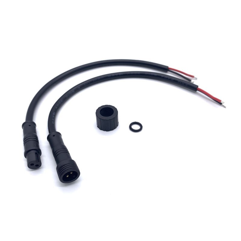 2P3P4P LED lighting aviation sensor car outdoor waterproof plug male to female adapter extension power cord