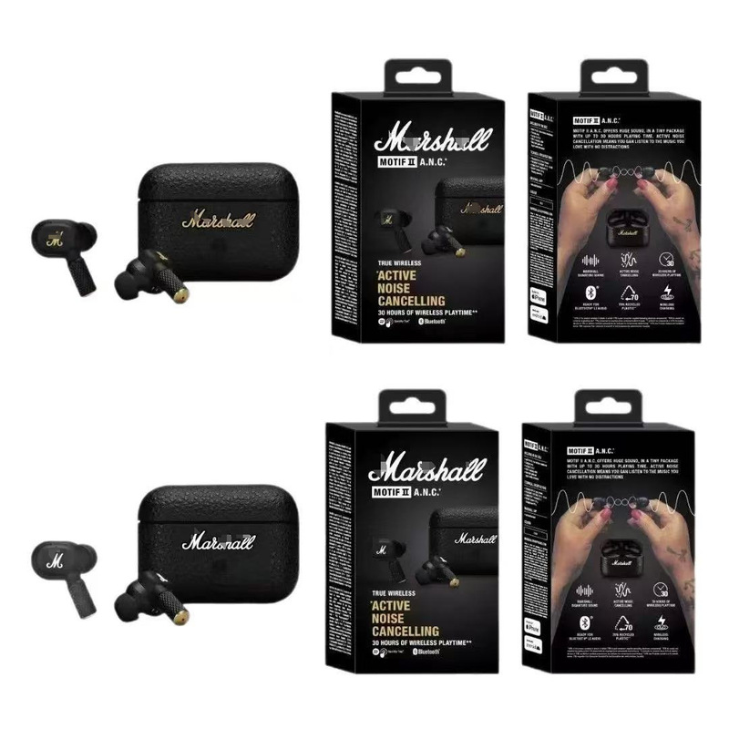 Cross-Border Applicable Marshall Minor Anc Wireless Bluetooth Earphones In-Ear Noise Reduction Cross-Border Applicable Marshall Minor Anc Wireless Bluetooth Earphones In-Ear Noise Reduction