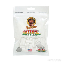 跨境新款 HONEYPUFF品牌直径8*22mm手卷过滤嘴白色 海绵头