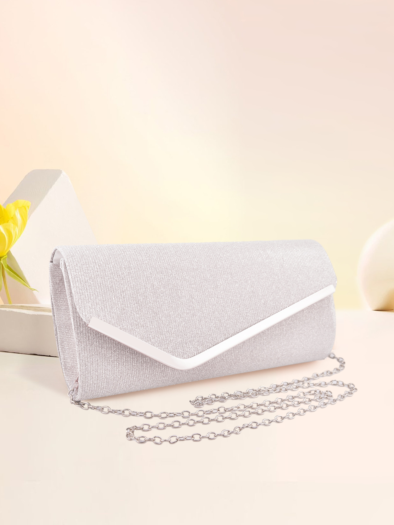 Especial para Amazon e-commerce colorido brillo nuevo bolso de noche de las mujeres Shantou triple bolsa de noche bolsa bolso cartera