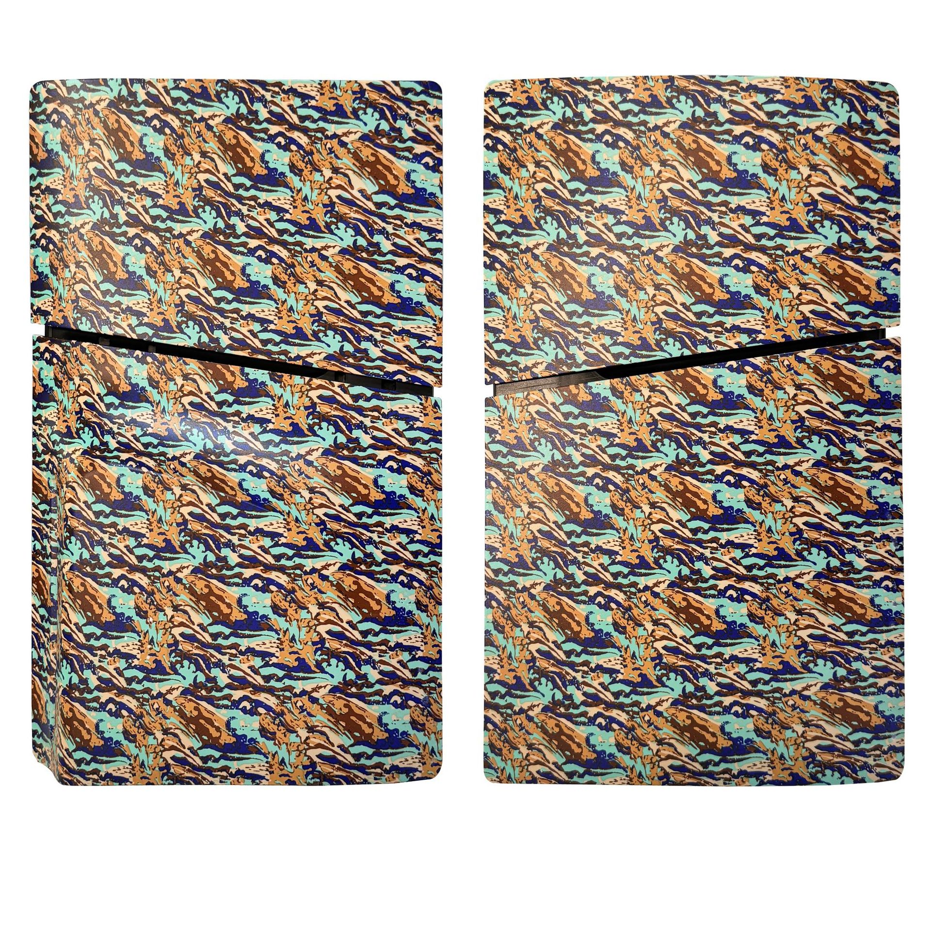 Transfronterizo exclusivo PS5Pro caja de reemplazo de fibra de carbono caja de consola de juegos caja de protección caja negra desmontable