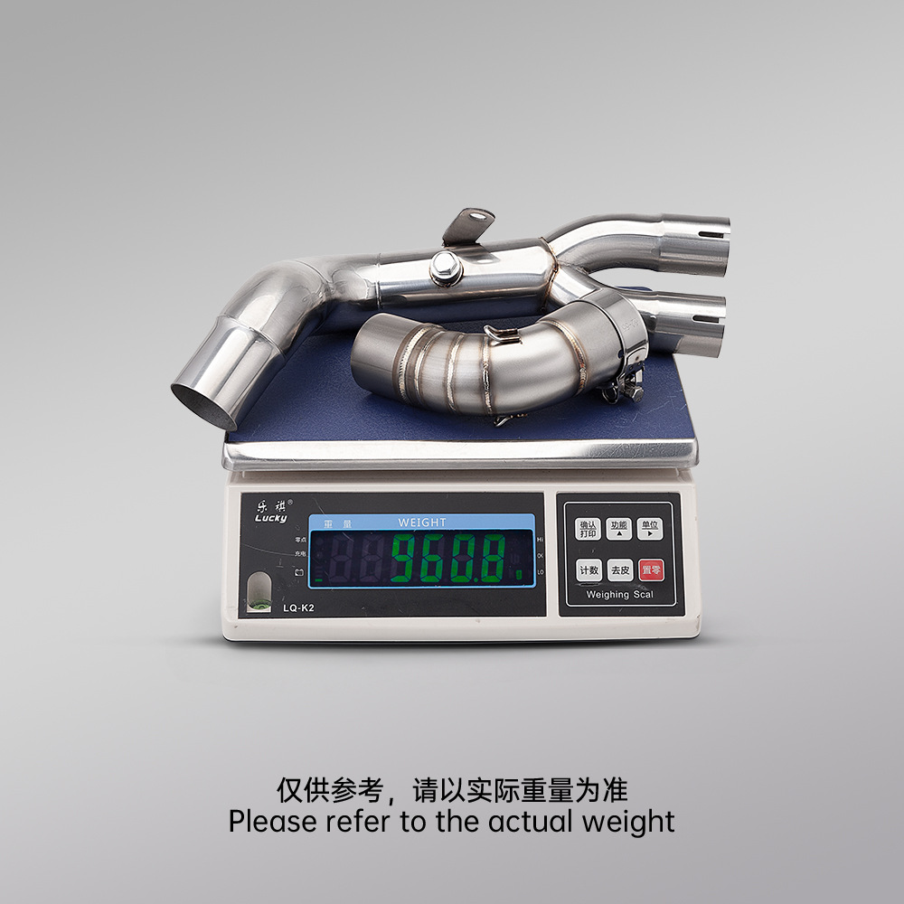 Cb1000R Stainless Steel Middle Exhaust Pipe Bumblebee Middle Connecting Pipe 2008-2018 Non-Destructive Installation