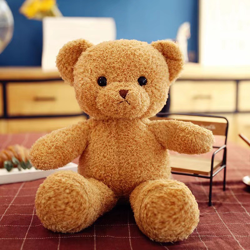 Suéter de color, muñeca de oso, oso de peluche, juguete de peluche, muñeca de oso, vestido de oso, pedido de oso, lote de regalo LOGO