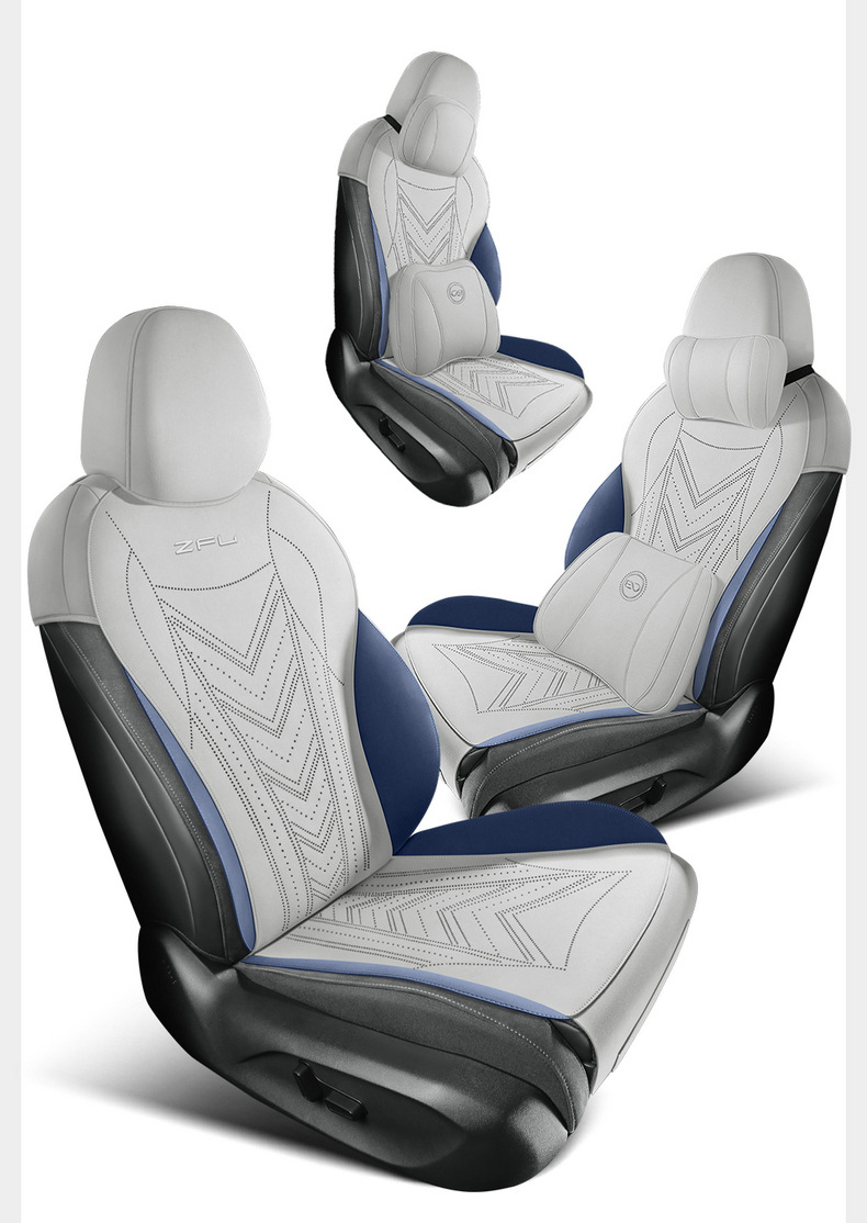 Volkswagen Magotan Special Seat Cover Semi-Enclosed Breathable Perforated Suede Leather Cushion Magotan Four-Season Universal Seat Cover