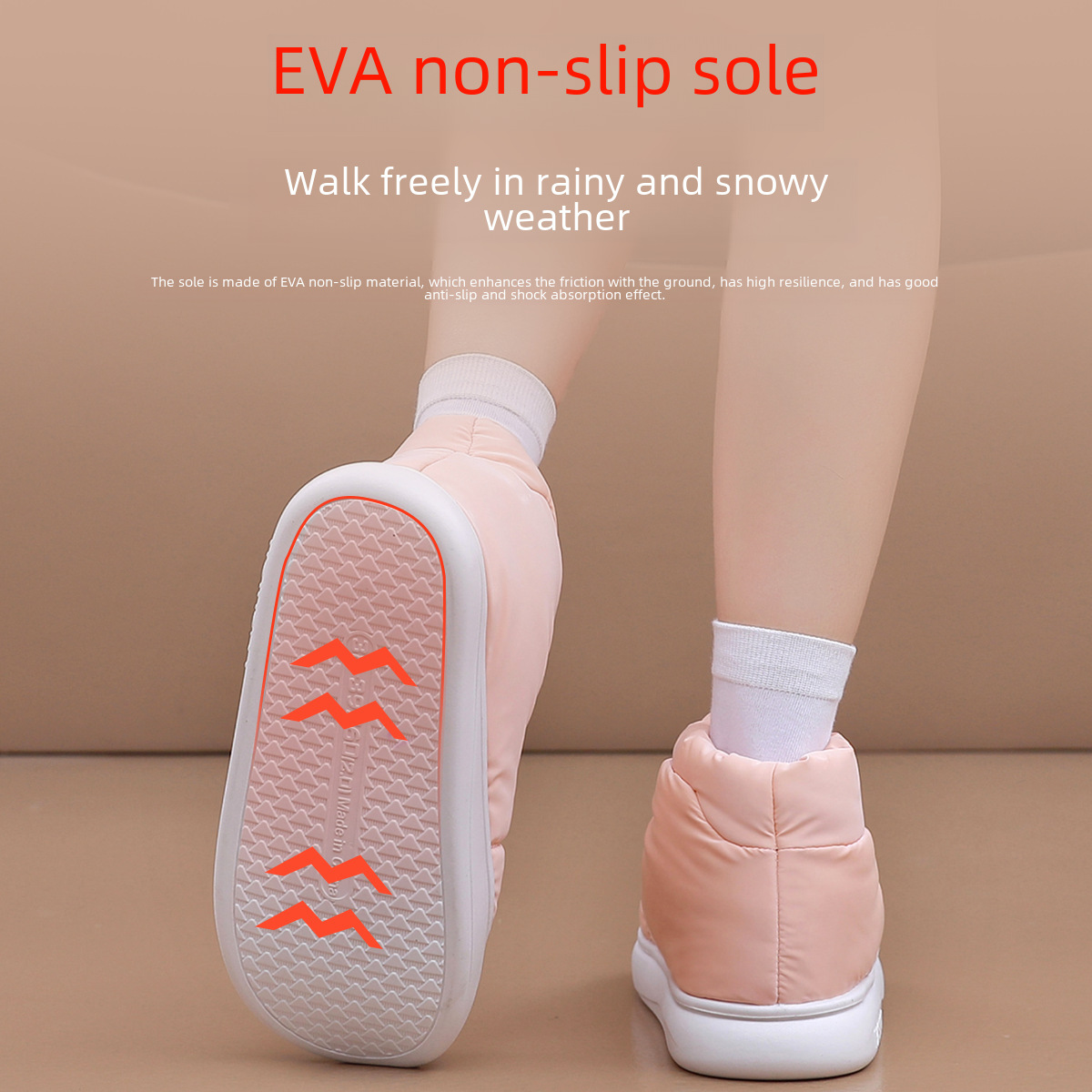 Foot warmer heating shoes charging heating warm cotton shoes Home Office foot warmer removable and washable electric heating cotton shoes men and wome_voghion.com