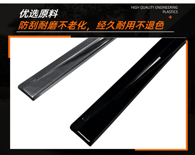 Suitable for Mercedes-Benz Cls C257 Amg Line 2018+ Model Side Skirt Spoiler Exterior Decoration Cross-Border Modification