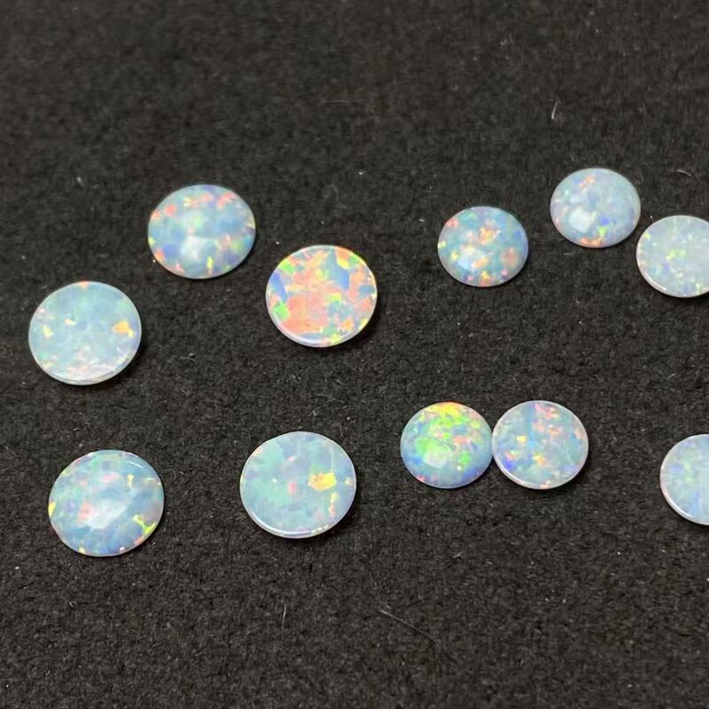 Symphony Opal Op17 Ring Surface Round Loose Stone 1.5Mm-7.0Mm Artificial Opal Flats Bottom Curved Surface Inlaid with Stones Symphony Opal Op17 Ring Surface Round Loose Stone 1.5Mm-7.0Mm Artificial Opal Flats Bottom Curved Surface Inlaid with Stones