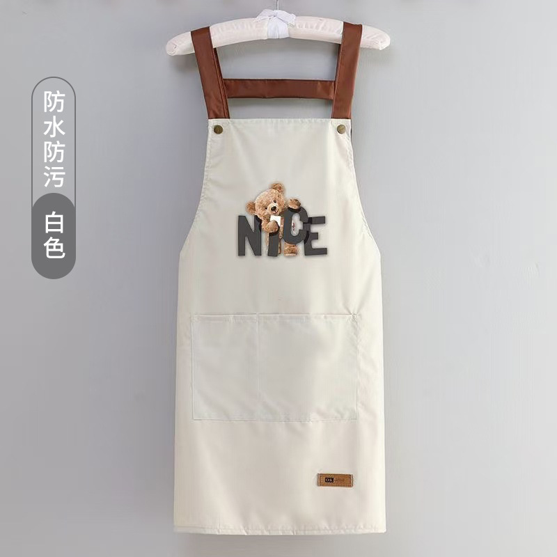 防水防油围裙咖啡店厨房家用围腰园艺工作服做饭围裙一件起批均码|undefined