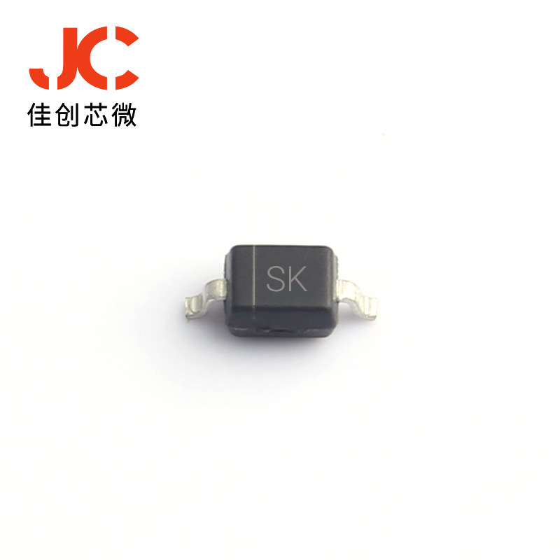 厂家现货 B5818WS SOD-323 丝印:SK 1A 30V 1N5818WS 0805 肖特基