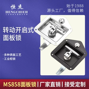 恒杰 MS858 замок с вращающейся открывающейся панелью, замок для шкафа грузовика, инженерный автомобиль, замок для ящика для инструментов, Т-образный замок с язычком, замок для ящика