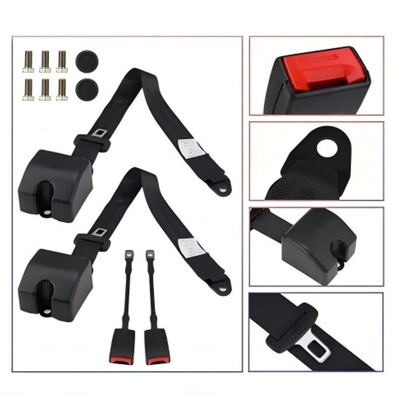 Cross-Border Hot-Selling Automatic Retractable Three-Point Safety Belt for Buses, Trucks, and Passenger Vehicles, Front and Rear Diagonal Shoulder Type with Emergency Lock