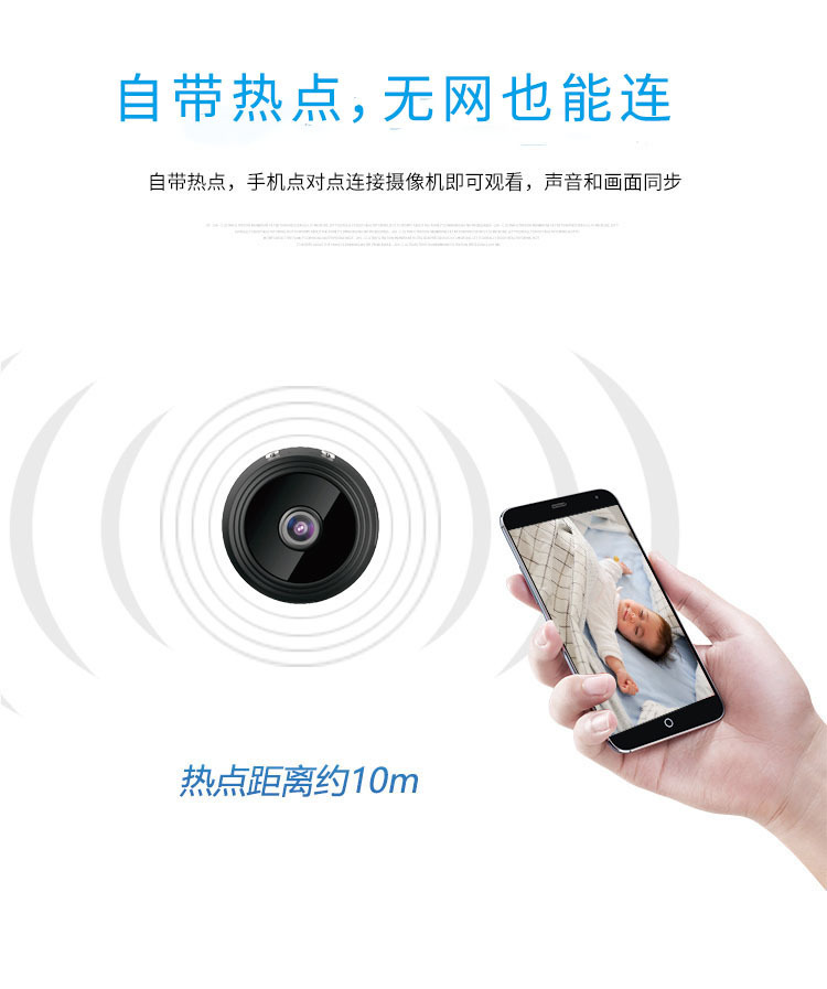 A9 camera Remote Network intelligent motion infrared night vision home factory direct sales a9 camera undefined