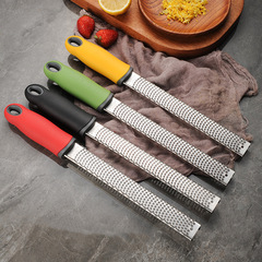 Amazon Cross-border stainless steel lemon zest grater cheese cheese fruit grater chocolate grater household kitchen tool