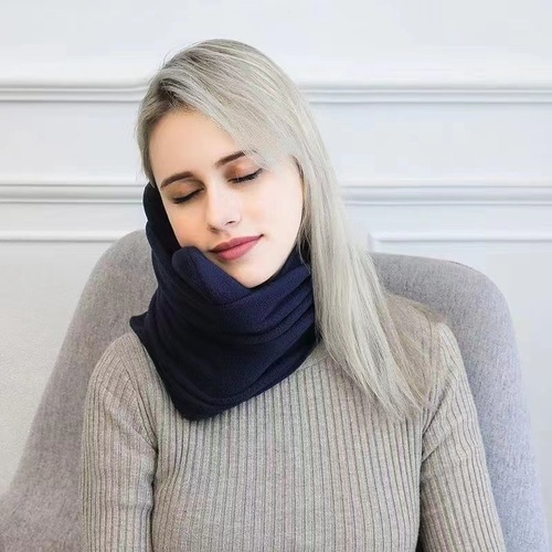 Travel pillow, neck pillow for airplane travel, high-speed rail train support neck pillow, portable U-shaped pillow, office nap pillow