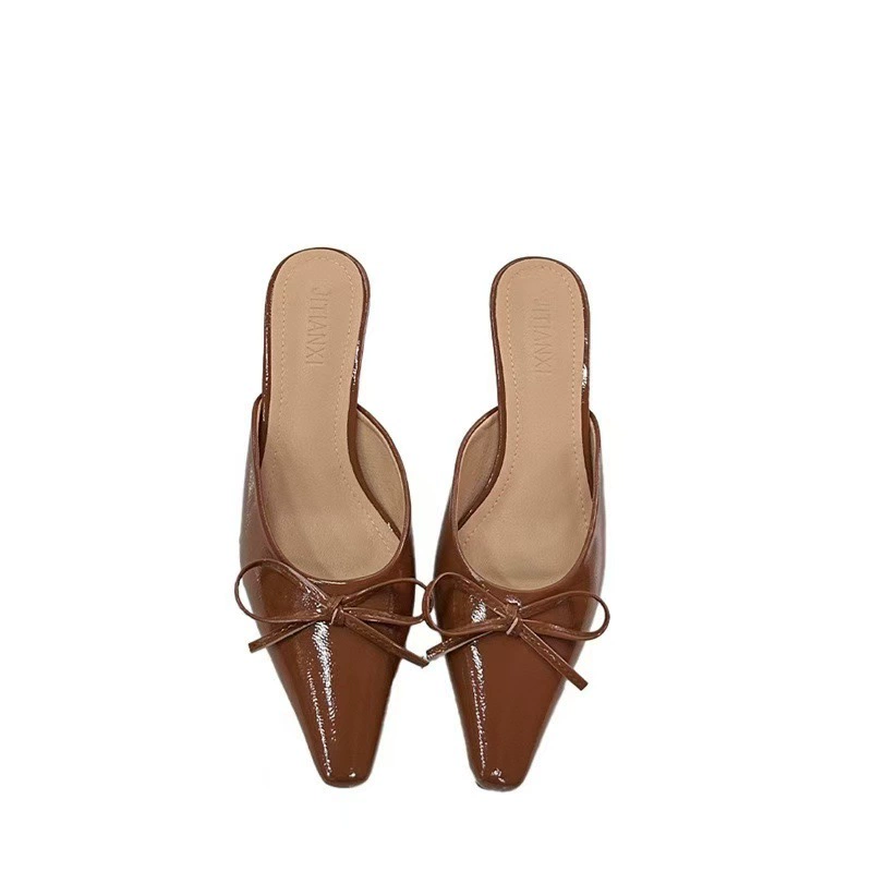 Summer slippers with bow, 2024 years, plus size