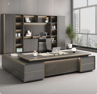 Boss Table President Chairman's Desk Senior Sense Executive Desk Manager Office Table Office Table and Chair Combination