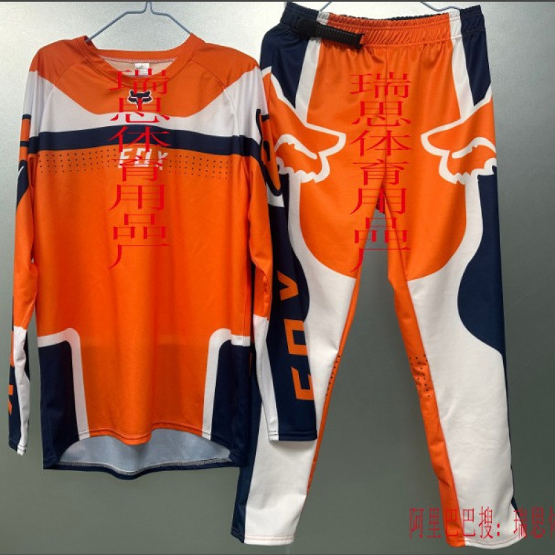 Wholesale new cross-border downhill cycling suit, breathable, sweat-wicking, quick-drying cycling jersey, racing suit