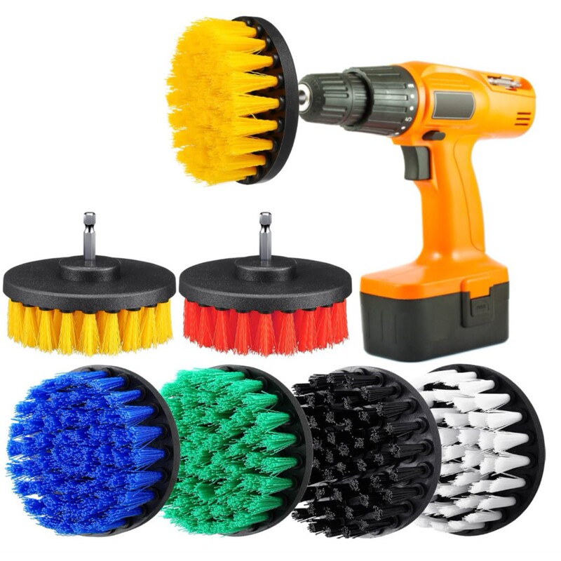 Genesis Electric Drill Brush Head Furniture Cleaning Car Electric Cleaning Brush Set Electric Drill Brush Cleaning Manufacturer Wholesale