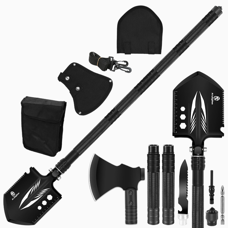 Multifunctional Folding Shovel Axe For Camping And Outdoor Use_voghion.com