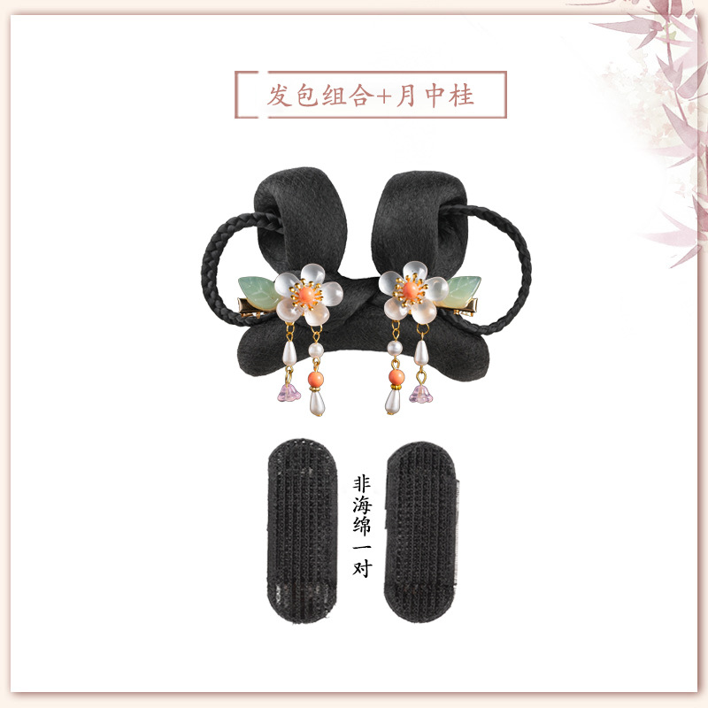 월계수 헤어 액세서리의 쌍