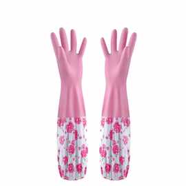 洗碗手套女加绒加厚防水橡胶厨房洗衣服胶皮塑胶家务耐用耐用防水