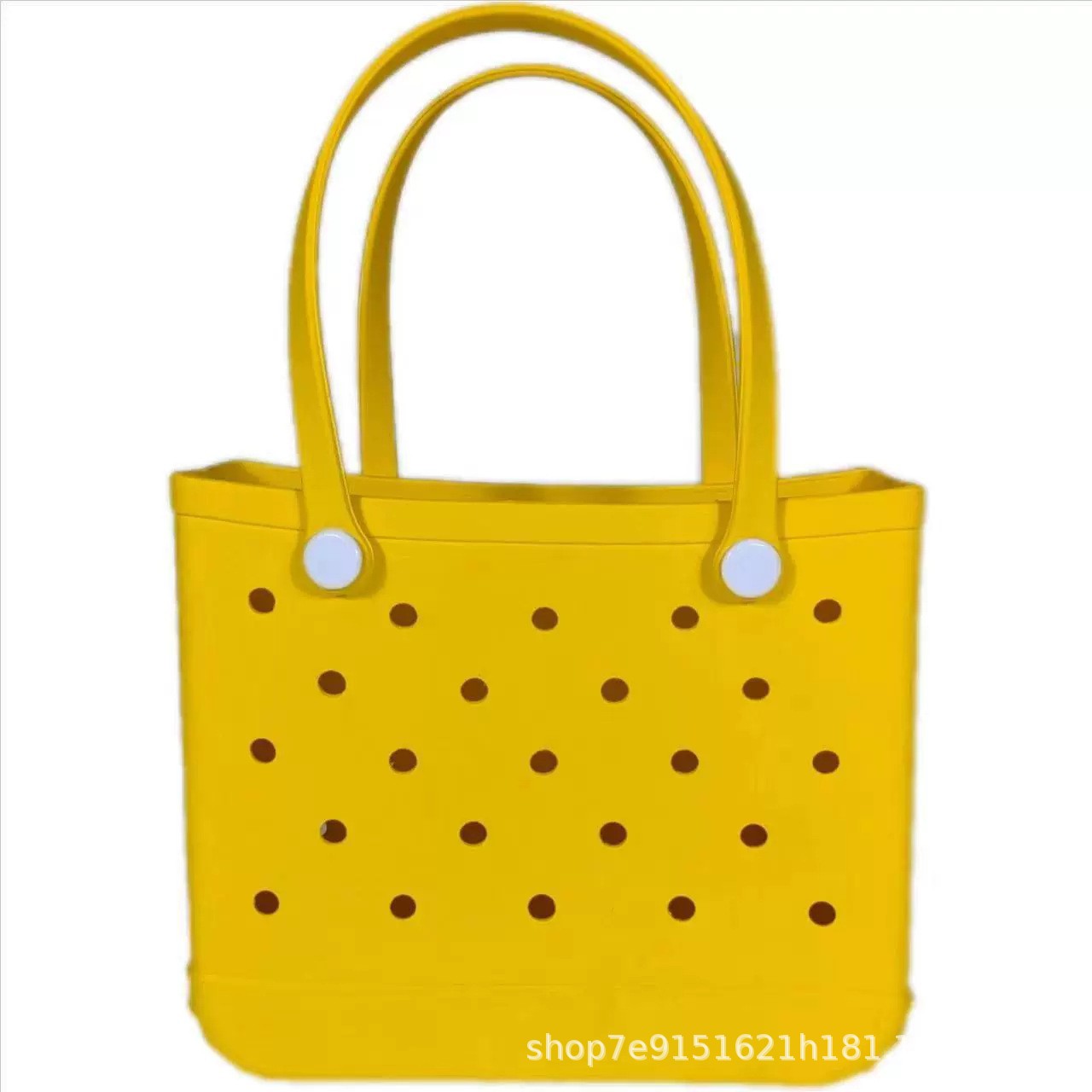 중간 가방 36*30*13cm; 노란색; 비치백