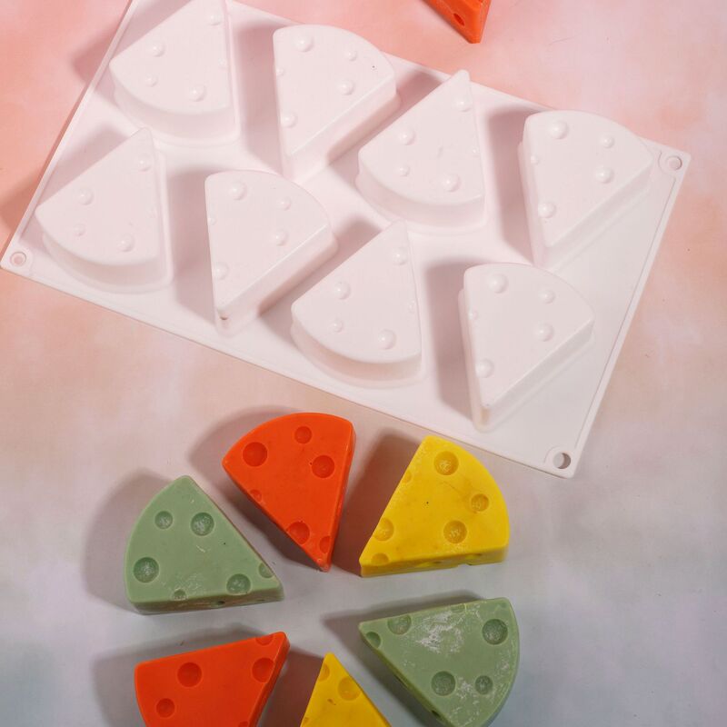 8-piece Cheese mold handmade soap candle creative baking utensils mousse cake mold Cheese mold
