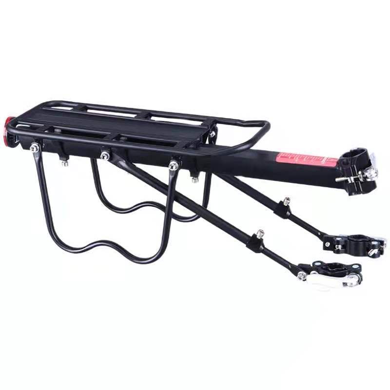 Estante de bicicleta de montaña Suspensión de aleación de aluminio estante trasero de bicicleta estante completo de liberación rápida accesorios de asiento trasero de bicicleta transfronteriza