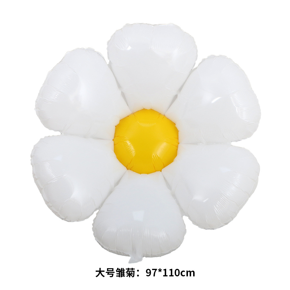 笑脸雏菊气球-大号