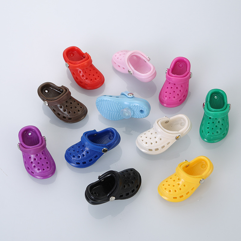 Popular Cross-Hole Shoe Mini Accessories 3D Shoe Charms DIY Cute Mini Quirky Shoe Buckle Single Piece