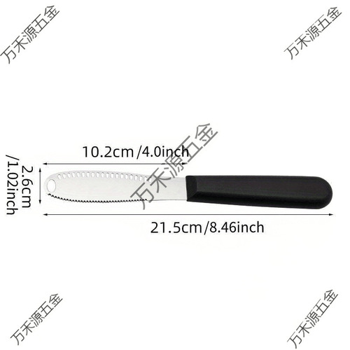 Stainless steel butter knife spreader for cheese, yogurt, bread, salad, jam, Western cuisine, butter, baking.