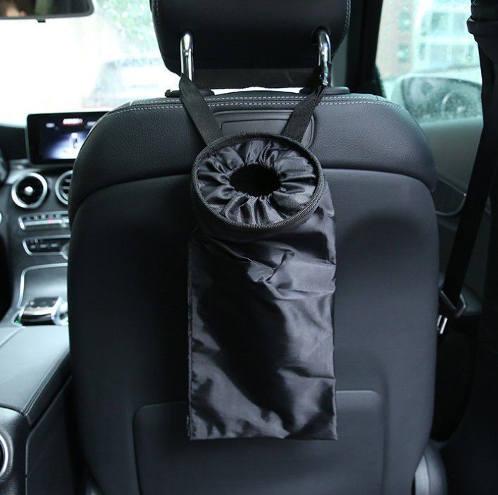 Bolsa de basura del coche silla trasera del coche basura puede silla del coche trasero colgando bolsa de almacenamiento multifuncional suministros para automóviles
