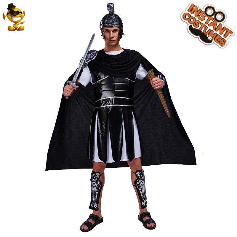 Grandes hombres gladiador rendimiento traje etapa traje juego de rol rendimiento traje Cosplay ropa mascarada